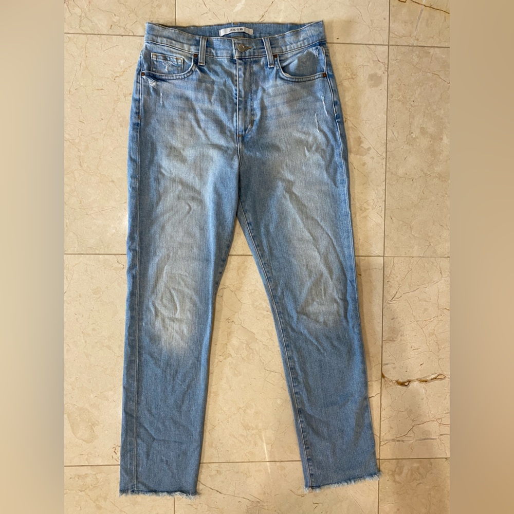 JOE’S Women’s W 29 light Wash High Rise Straight Ankle Denim Jeans